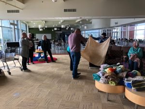 Midwest District Stitching Challenge, UM Communications, Cancer support, Prayer shawls, lap blankets